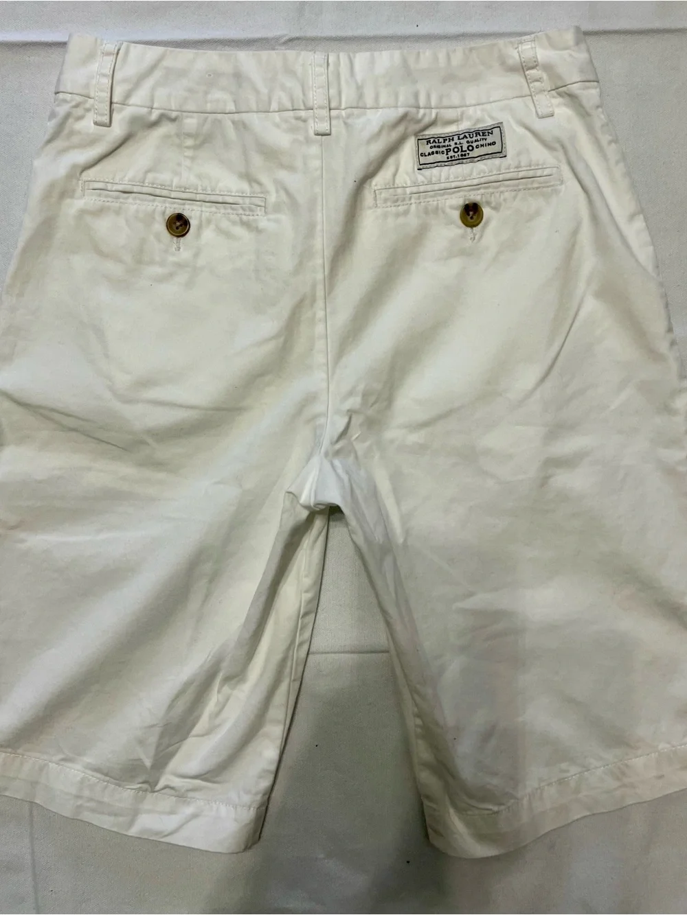 Polo Ralph Lauren boys outfit set sz 14 L14-16 paint splatter Tee chino shorts